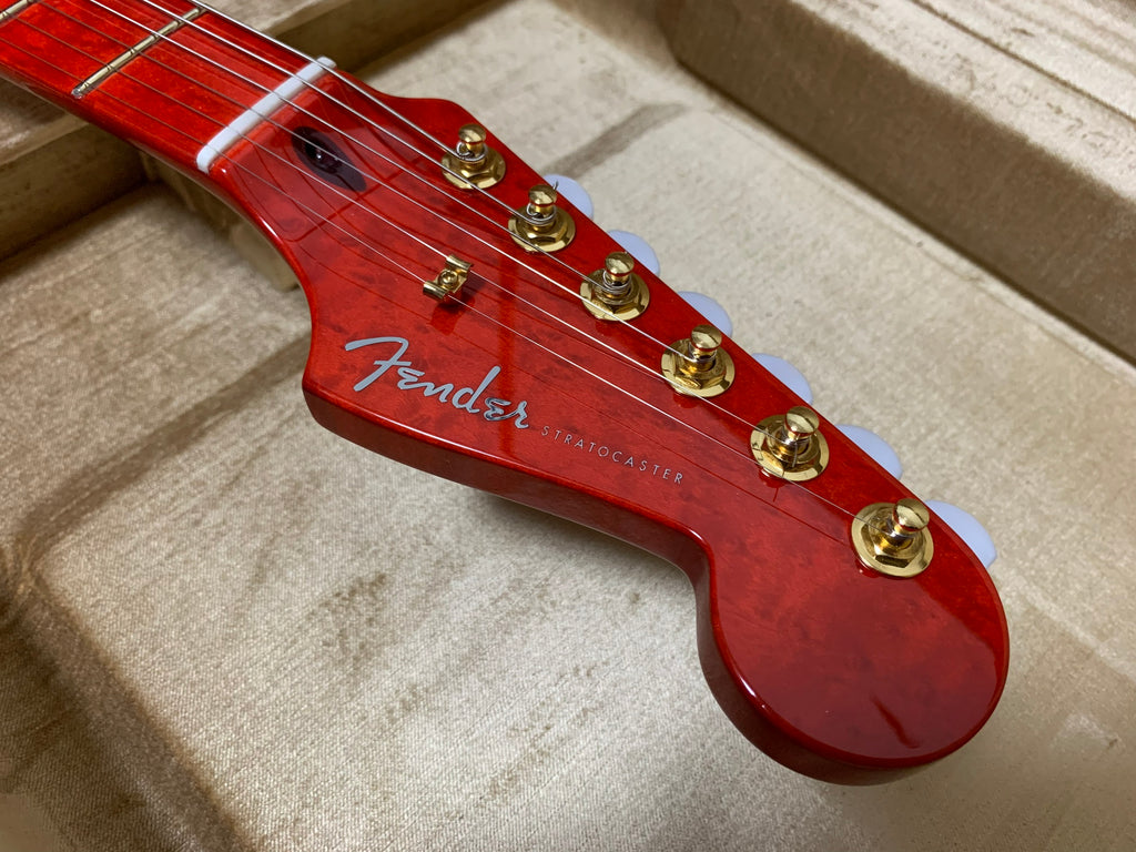[신품] Fender Custom Shop MBS 5A Quilt Maple Stratocaster NOS Trans Red Burst by Dennis Galuszka 2023年製