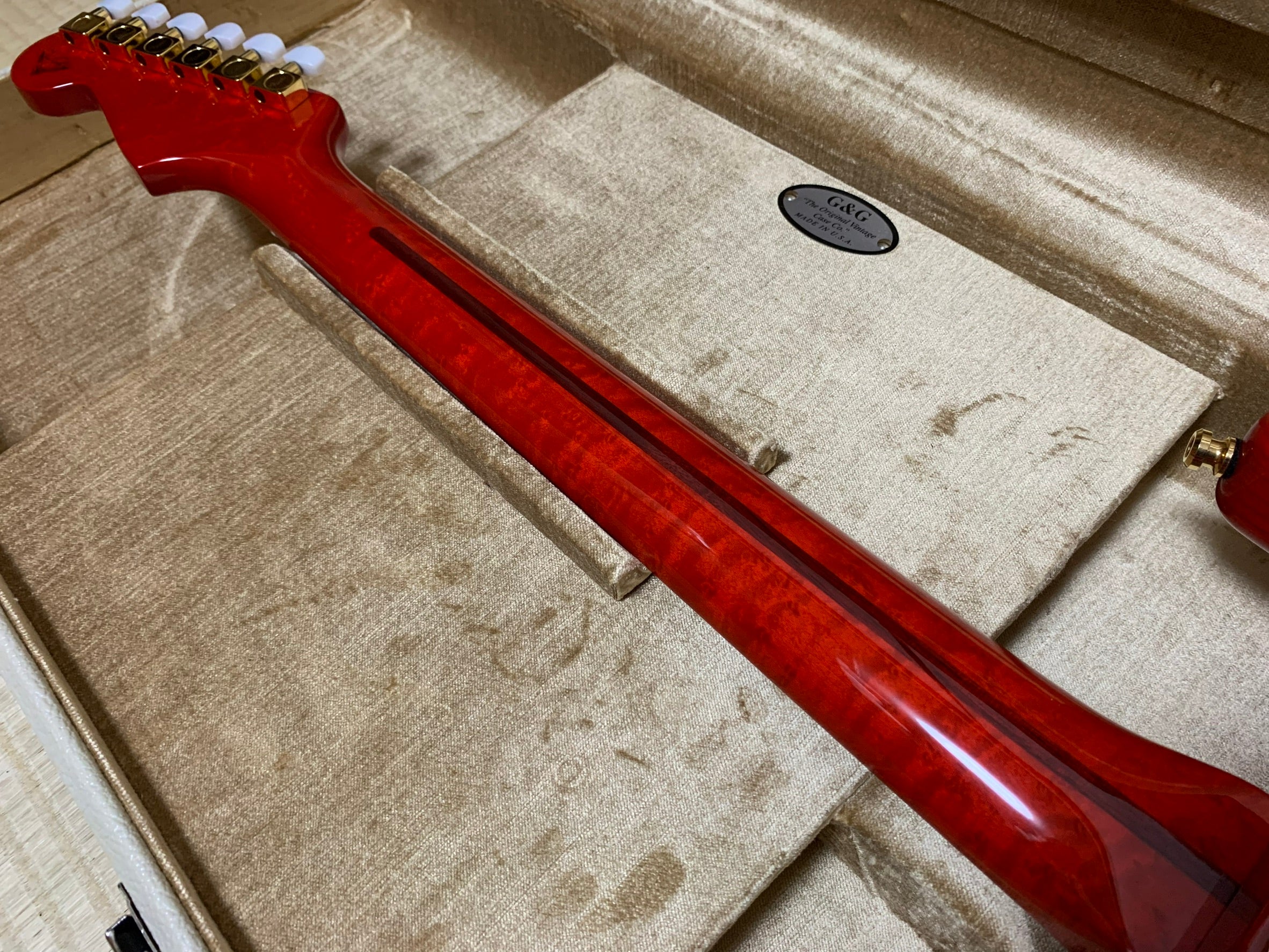 [신품] Fender Custom Shop MBS 5A Quilt Maple Stratocaster NOS Trans Red Burst by Dennis Galuszka 2023年製