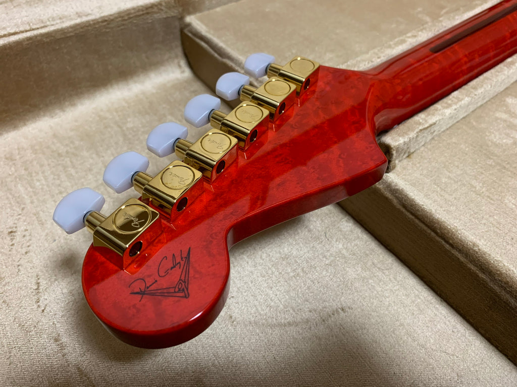 [신품] Fender Custom Shop MBS 5A Quilt Maple Stratocaster NOS Trans Red Burst by Dennis Galuszka 2023年製