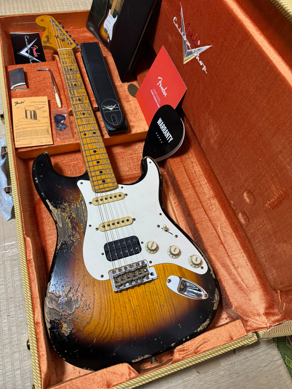 [신품] Fender Custom Shop MBS Michiya Haruhata 春畑道哉 Stratocaster Heavy Relic 2CS by Jason Smith 2024年製