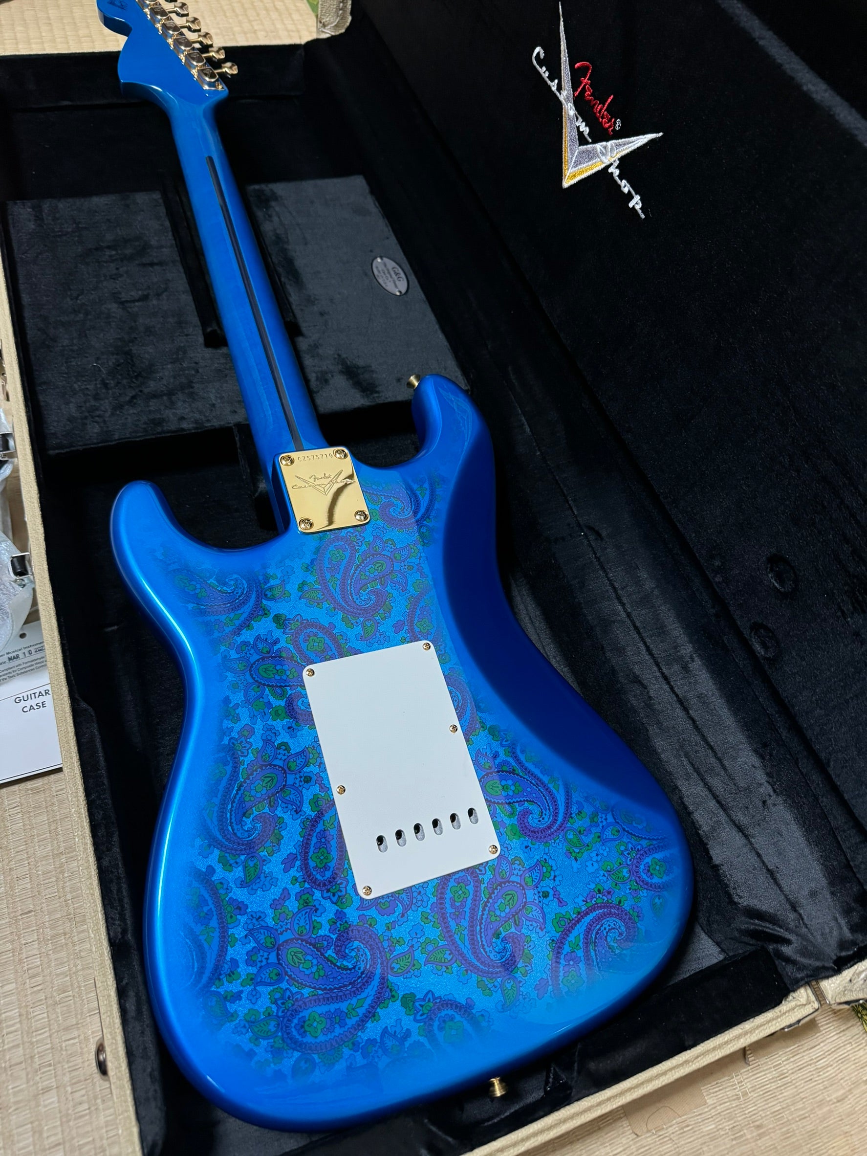 [신품] Fender Custom Shop MBS 1969 Stratocaster NOS BL.BRST Paisley Dennis Galuszka 2024